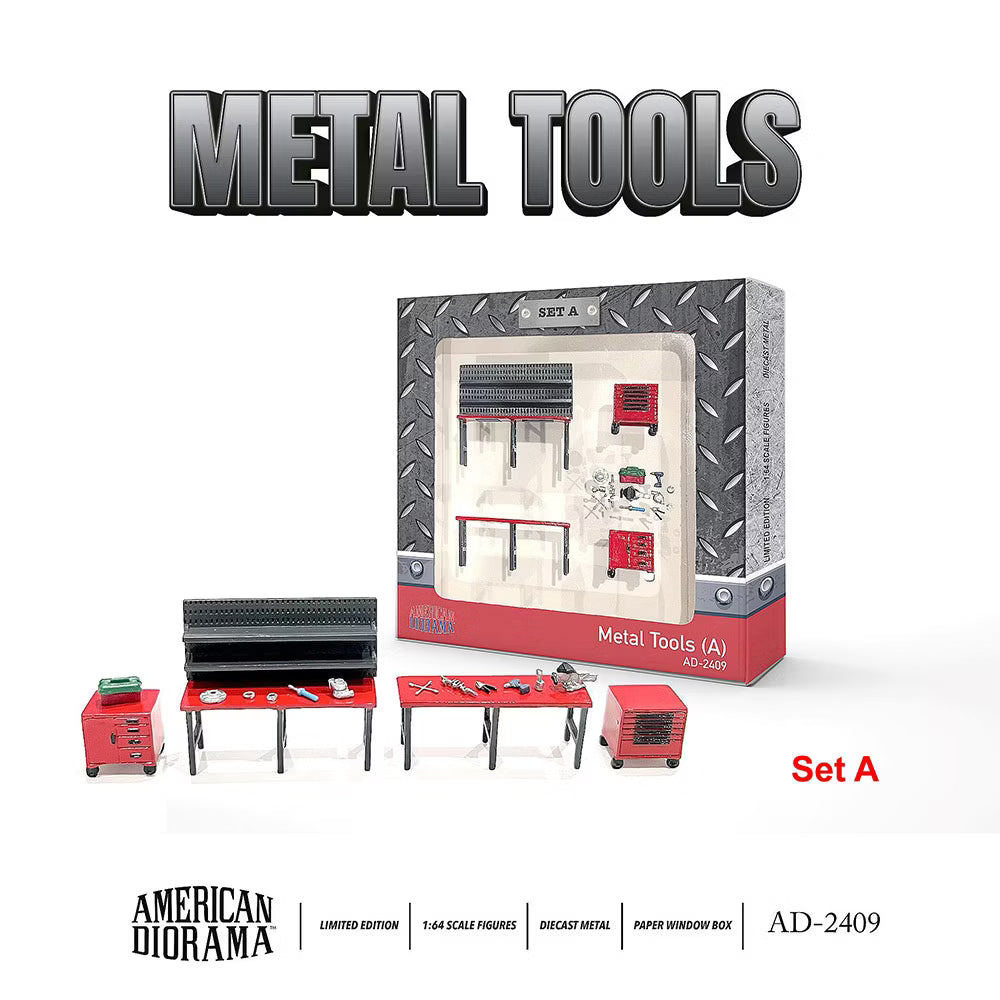 American Diorama Figurine Set Metal Tools Set A - AD-2409