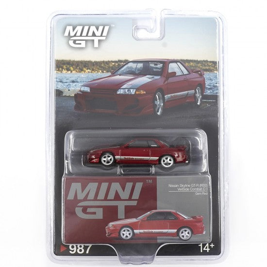 Mini GT Nissan Skyline R32 GTR Veilside Combat Gem Red Blister