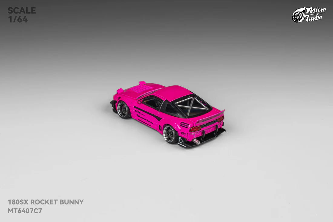 **PRE ORDER** Micro Turbo Nissan 180SX Type X Custom Rocket Bunny Magenta MT6407C7