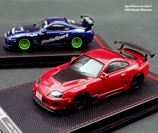 **PRE ORDER** Ignition Model Toyota Supra JZA80 RZ - Red / Blue Metallic
