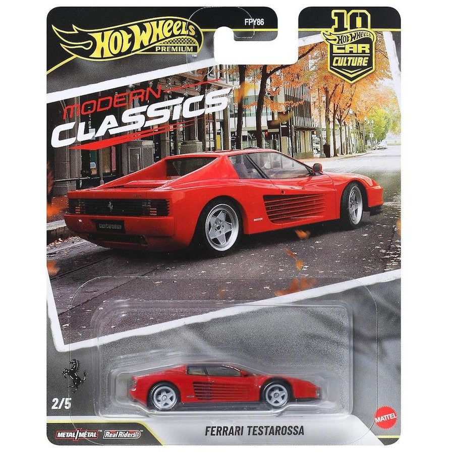Hot Wheels Premium Car Culture Modern Classics Ferrari Testarossa