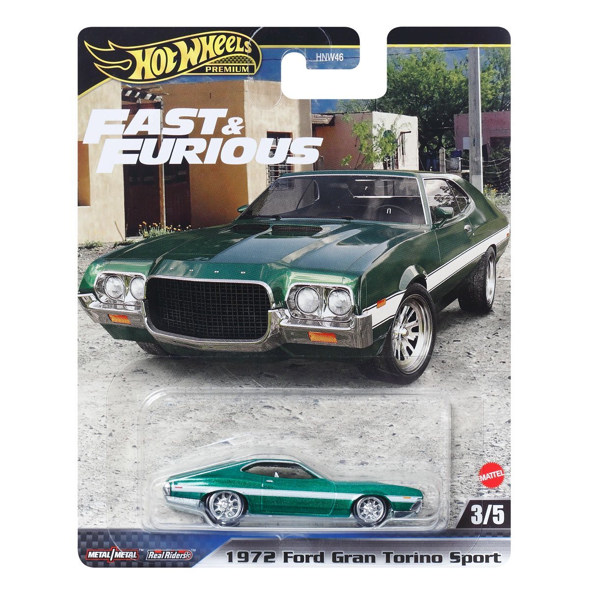 Hot Wheels Premium Fast & Furious 1972 Ford Gran Torino Sport