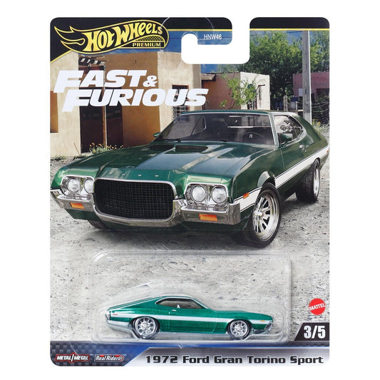Hot Wheels Premium Fast & Furious 1972 Ford Gran Torino Sport