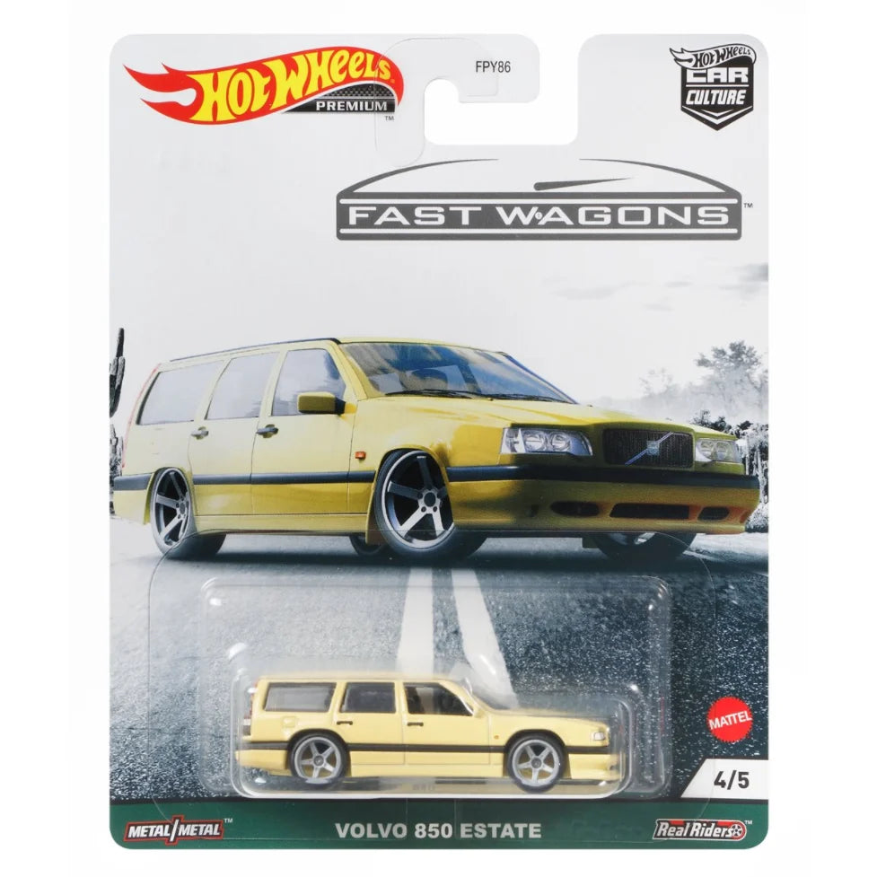 Hot Wheels Premium Car Culture Fast Wagons Volvo 850 Estate