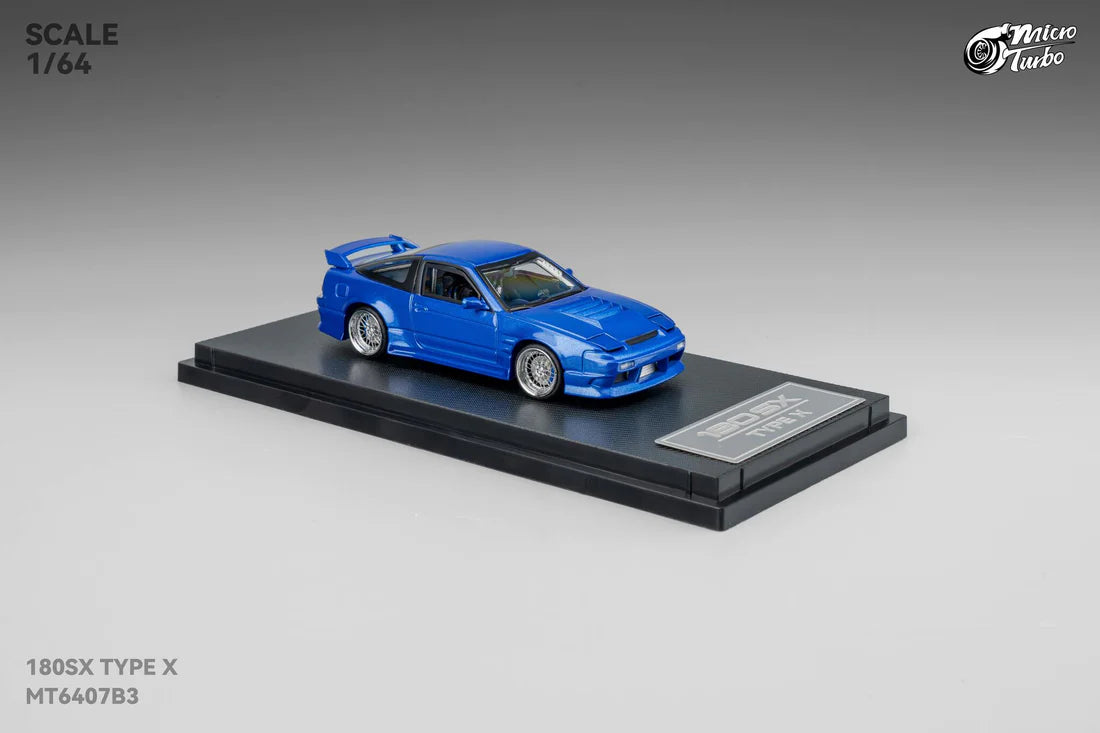 Micro Turbo 180SX Type X Metallic Blue