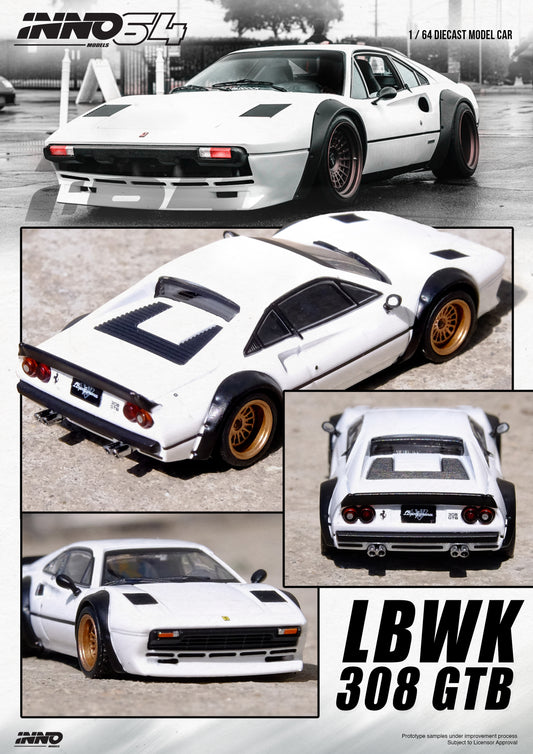 **PRE ORDER** INNO64 LBWK 308 GTB White