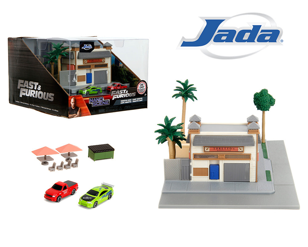 **PRE ORDER** Jada Nano Scene Fast & Furious Dom Toretto’s Market & Cafe Scene – Hollywood Rides