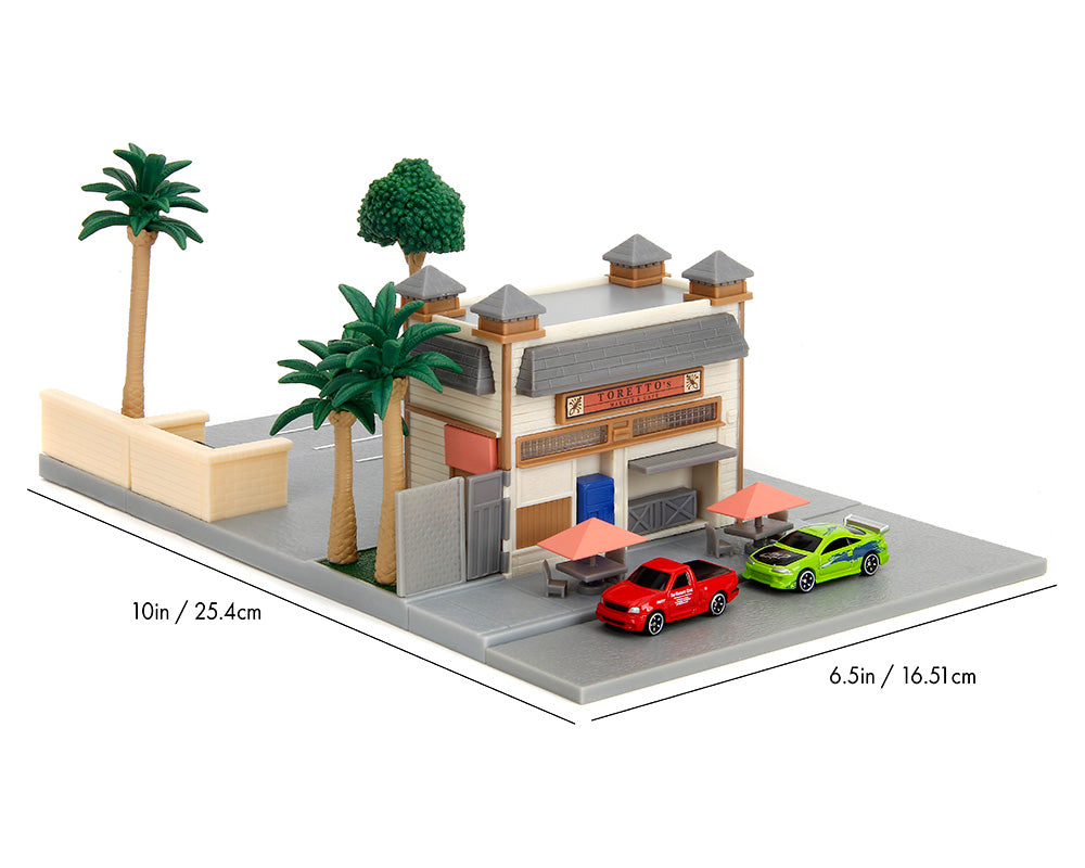 **PRE ORDER** Jada Nano Scene Fast & Furious Dom Toretto’s Market & Cafe Scene – Hollywood Rides