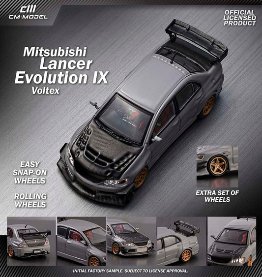 CM Model Mitsubishi Lancer Evo IX Carbon Grey