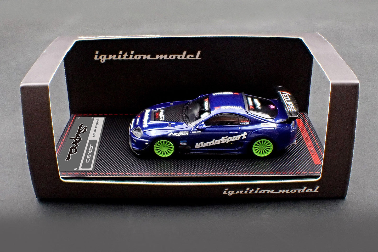 **PRE ORDER** Ignition Model Toyota Supra JZA80 RZ - Red / Blue Metallic