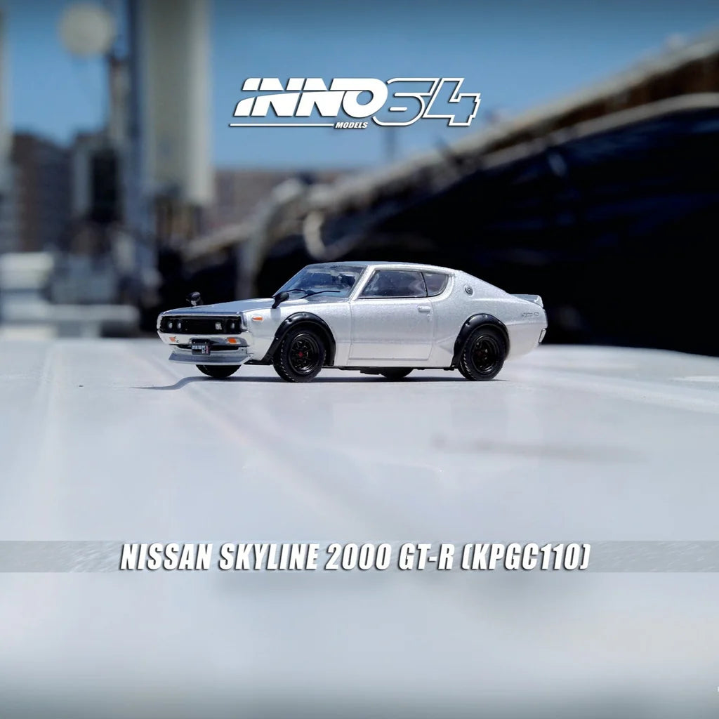 INNO64 Nissan Skyline 2000 GT-R KPGC110 Silver