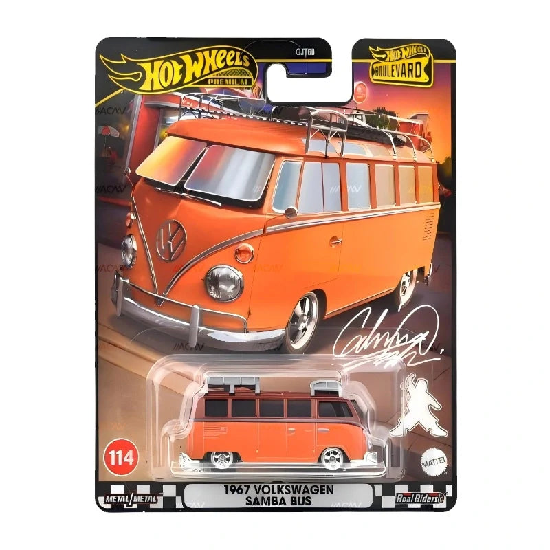 Hot Wheels Premium Boulevard #114 - 1967 Volkswagen Samba Bus