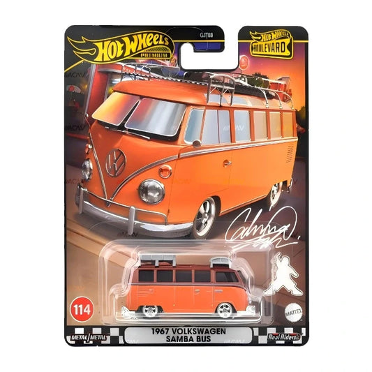 Hot Wheels Premium Boulevard #114 - 1967 Volkswagen Samba Bus