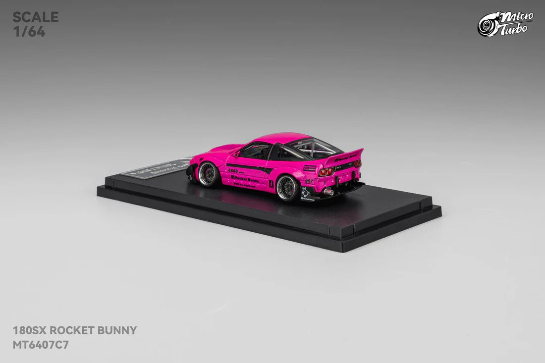 **PRE ORDER** Micro Turbo Nissan 180SX Type X Custom Rocket Bunny Magenta MT6407C7