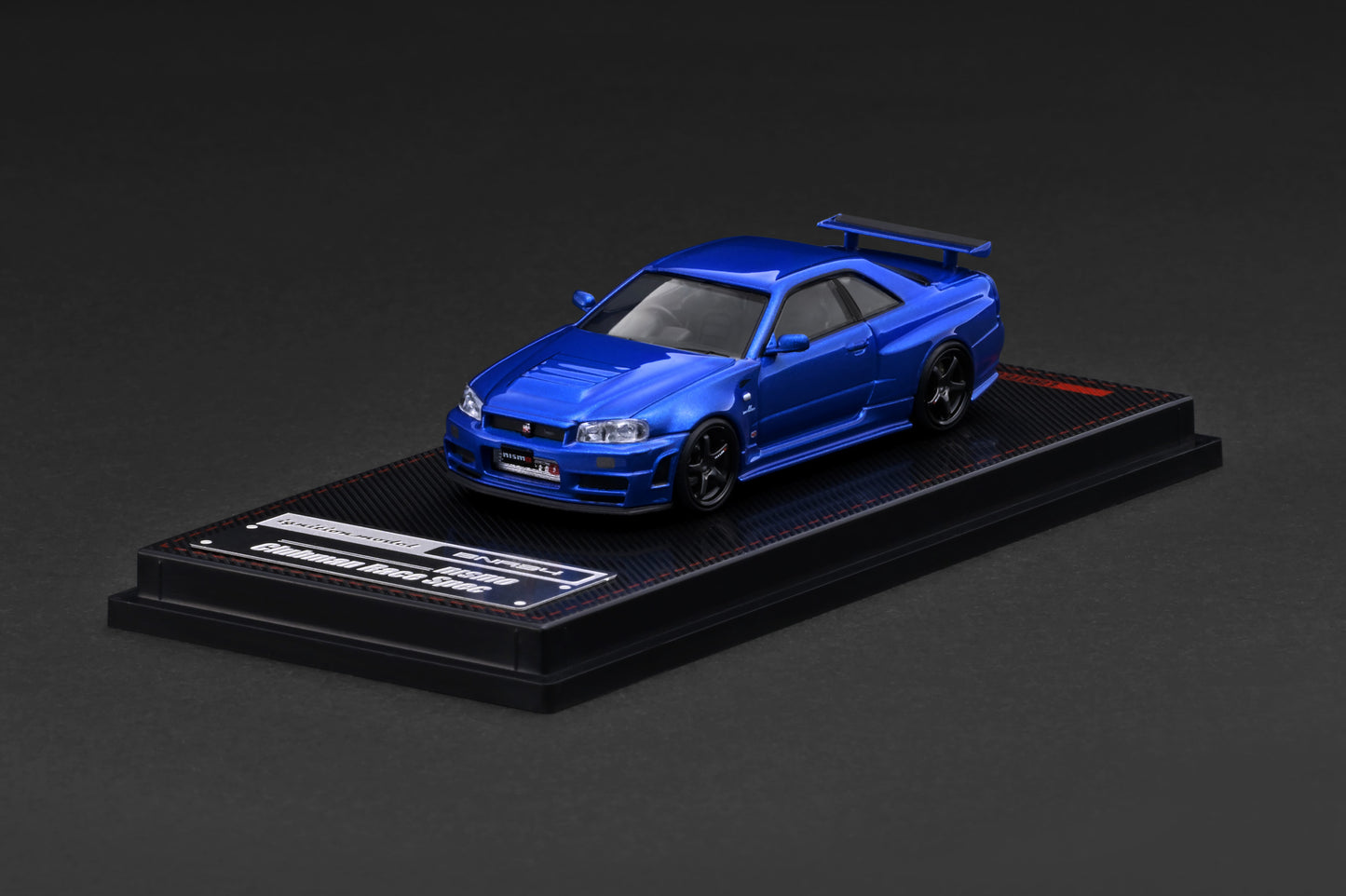**PRE ORDER** Ignition Model Nissan Skyline GT-R BNR34 NISMO Customised Blue Metallic Limited Edition - IG4174