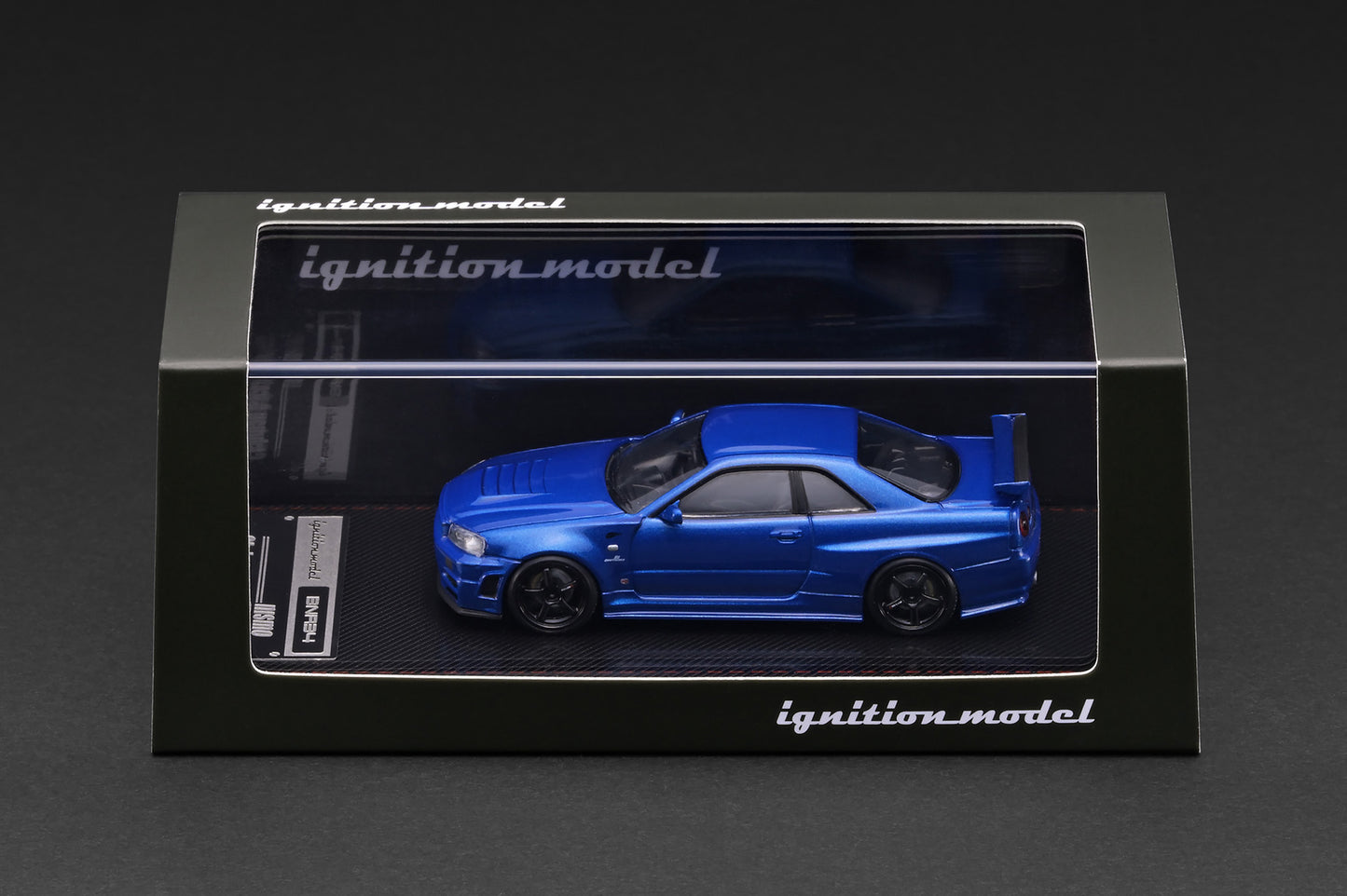 **PRE ORDER** Ignition Model Nissan Skyline GT-R BNR34 NISMO Customised Blue Metallic Limited Edition - IG4174