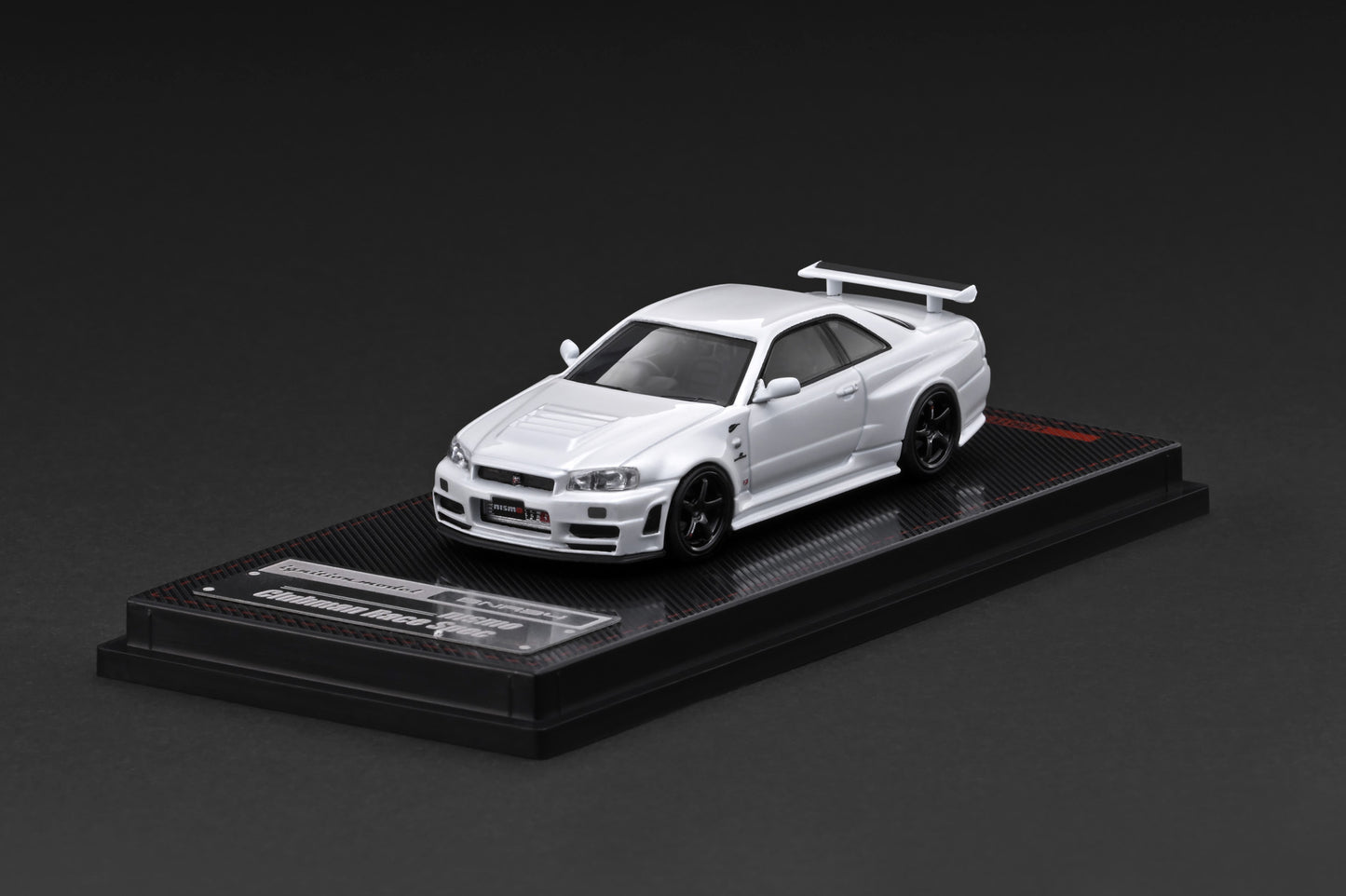 **PRE ORDER** Ignition Model Nissan Skyline GT-R BNR34 NISMO Customised White Metallic Limited Edition - IG4175