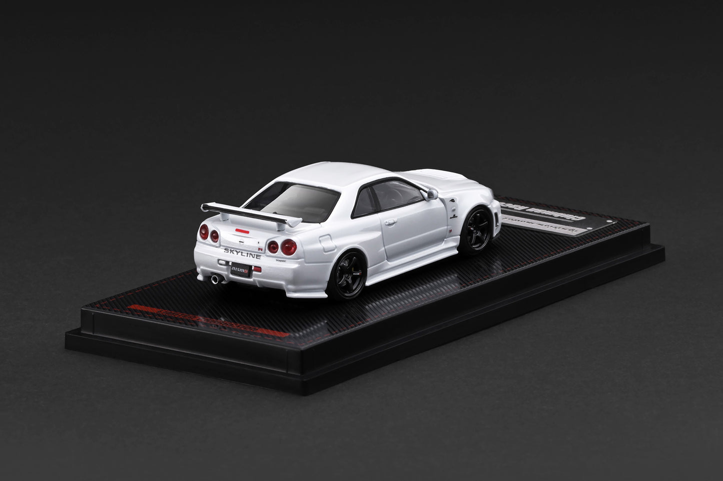**PRE ORDER** Ignition Model Nissan Skyline GT-R BNR34 NISMO Customised White Metallic Limited Edition - IG4175
