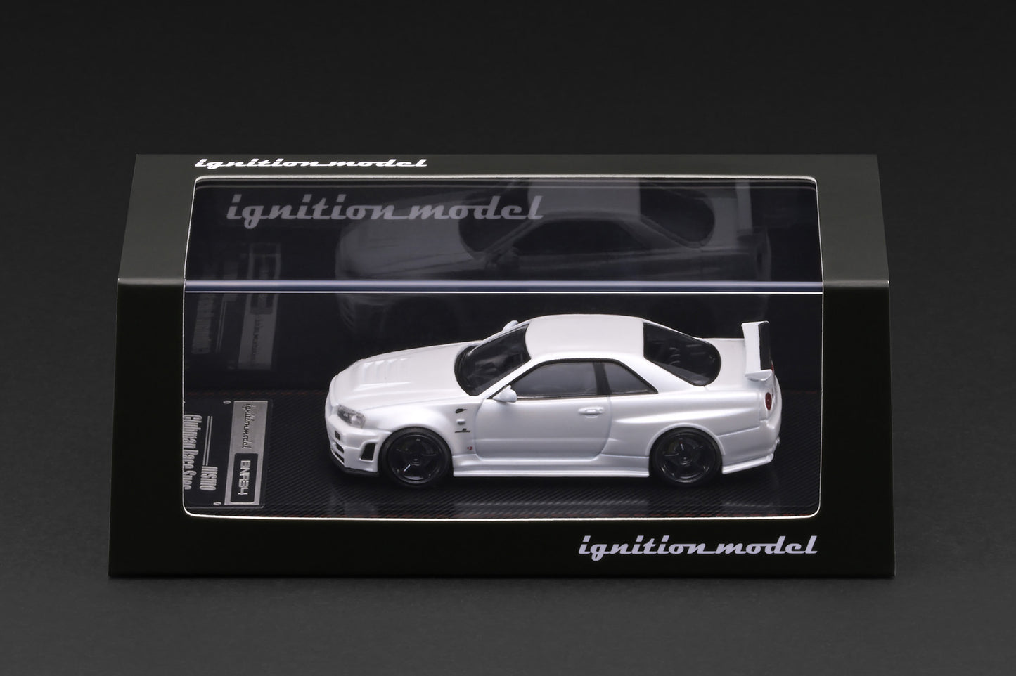 **PRE ORDER** Ignition Model Nissan Skyline GT-R BNR34 NISMO Customised White Metallic Limited Edition - IG4175