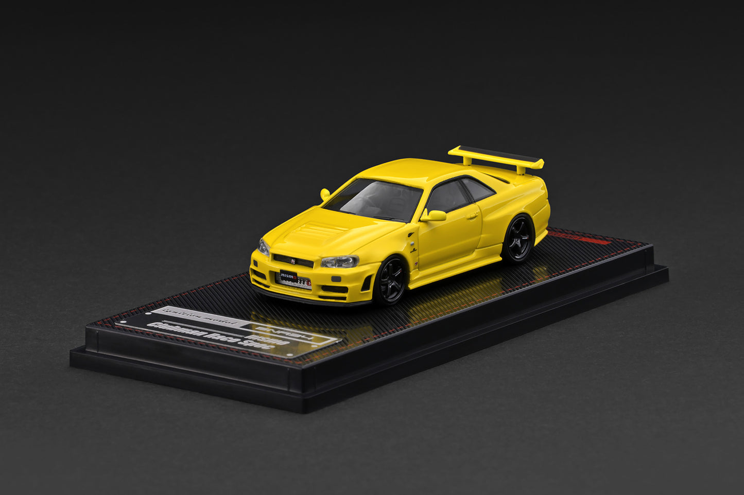 **PRE ORDER** Ignition Model Nissan Skyline GT-R BNR34 NISMO Customised Yellow Metallic Limited Edition - IG4176