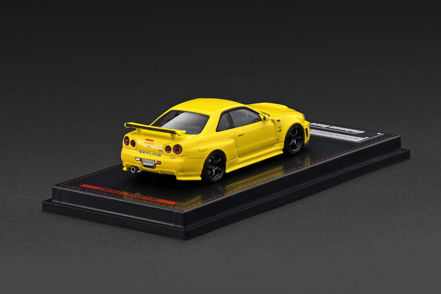 **PRE ORDER** Ignition Model Nissan Skyline GT-R BNR34 NISMO Customised Yellow Metallic Limited Edition - IG4176