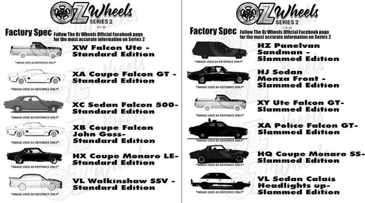 Pre Order OZ Wheels Series 2 - Factory Spec Set Of 12