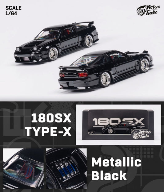 Micro Turbo Nissan 180SX Black