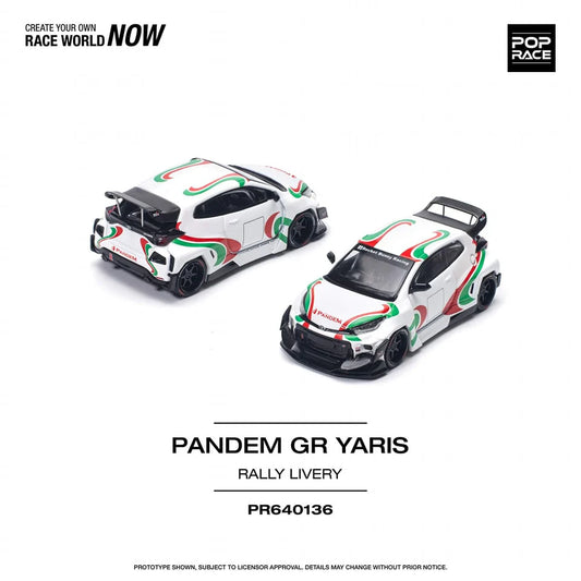 **PRE ORDER** Pop Race Pandem GR Yaris - Rally Livery