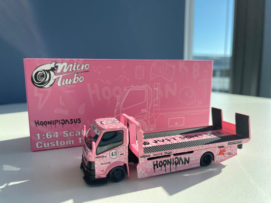Micro Turbo Custom Box Truck Hoonipigasus Ken Block Livery - Pink