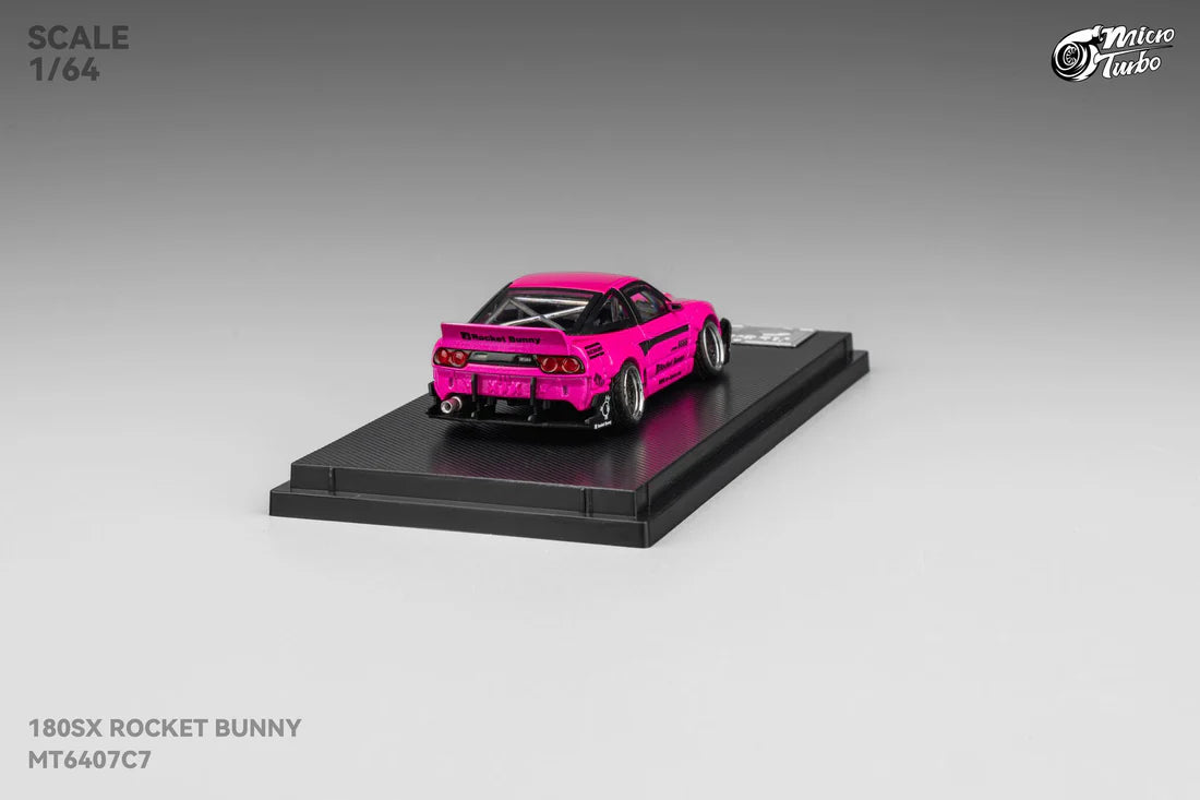 **PRE ORDER** Micro Turbo Nissan 180SX Type X Custom Rocket Bunny Magenta MT6407C7