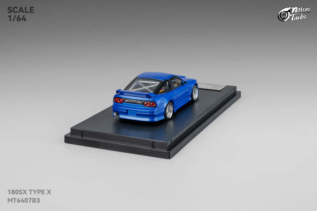 Micro Turbo 180SX Type X Metallic Blue