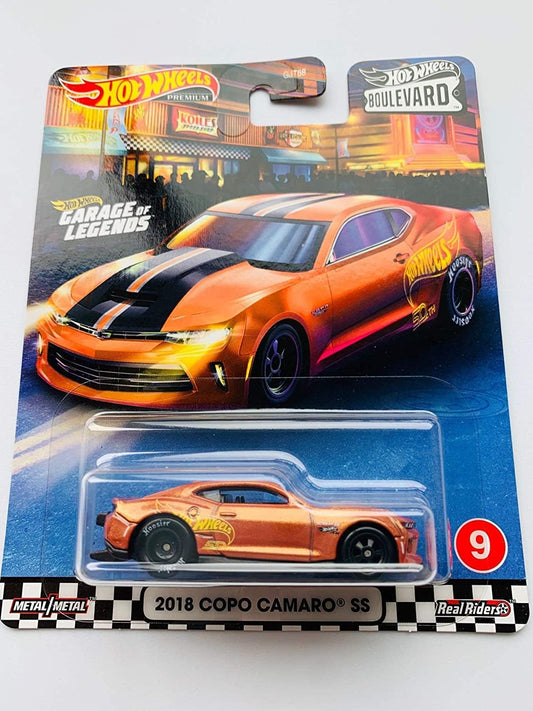 Hot Wheels Premium Boulevard 2018 Copo Camaro SS #9