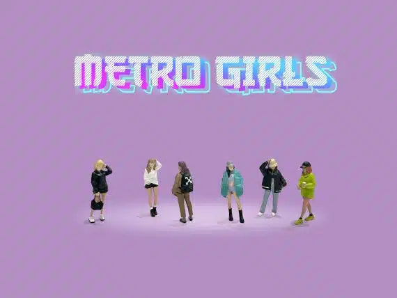 American Diorama Figurine Set Metro Girls AD-2408