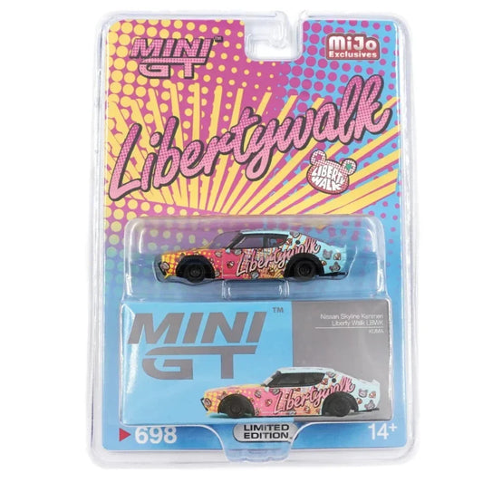 Mini GT Nissan Skyline Kenmeri Liberty Walk LBWK Kuma Blister MGT00698