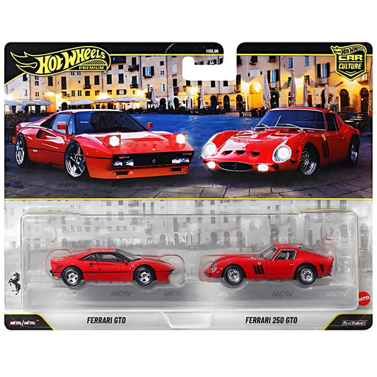 **PRE ORDER** Hot Wheels Premium Twin Pack Ferrari GTO / 250 GTO