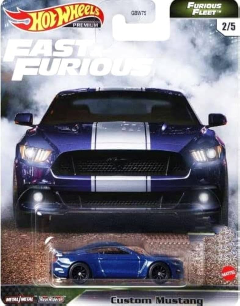 Hot Wheels Premium Fast & Furious Furious Fleet Custom Mustang
