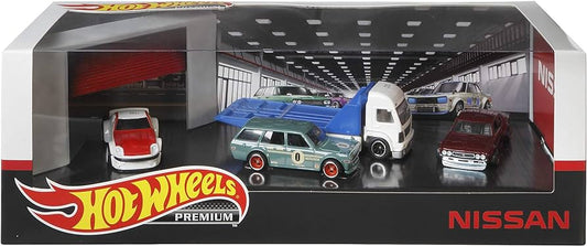 Hot Wheels Premium Nissan Garage Box Set Diorama