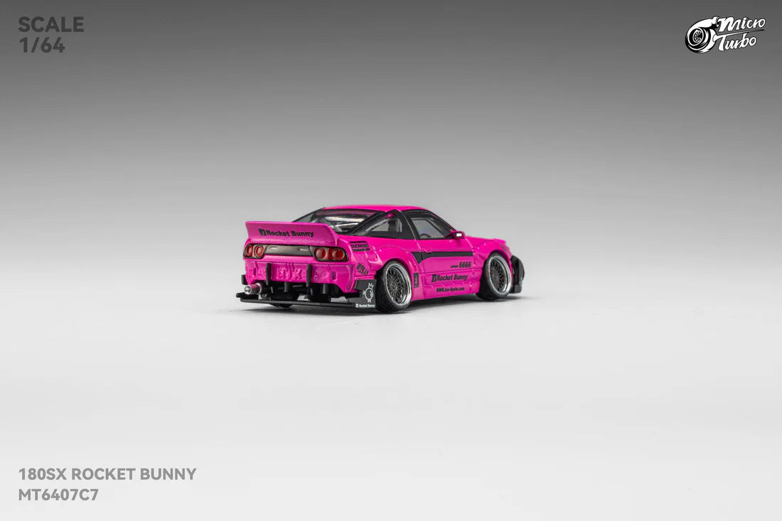 **PRE ORDER** Micro Turbo Nissan 180SX Type X Custom Rocket Bunny Magenta MT6407C7