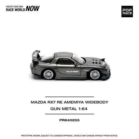 **PRE ORDER** Mazda FD RX-7 RE-Amemiya - Gun Metal