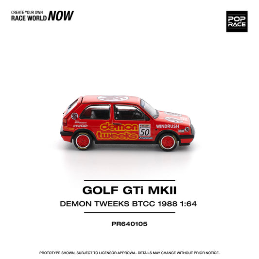 **PRE ORDER** Pop Race Golf GTI MkII - Team Demon Weeks BTCC 1988