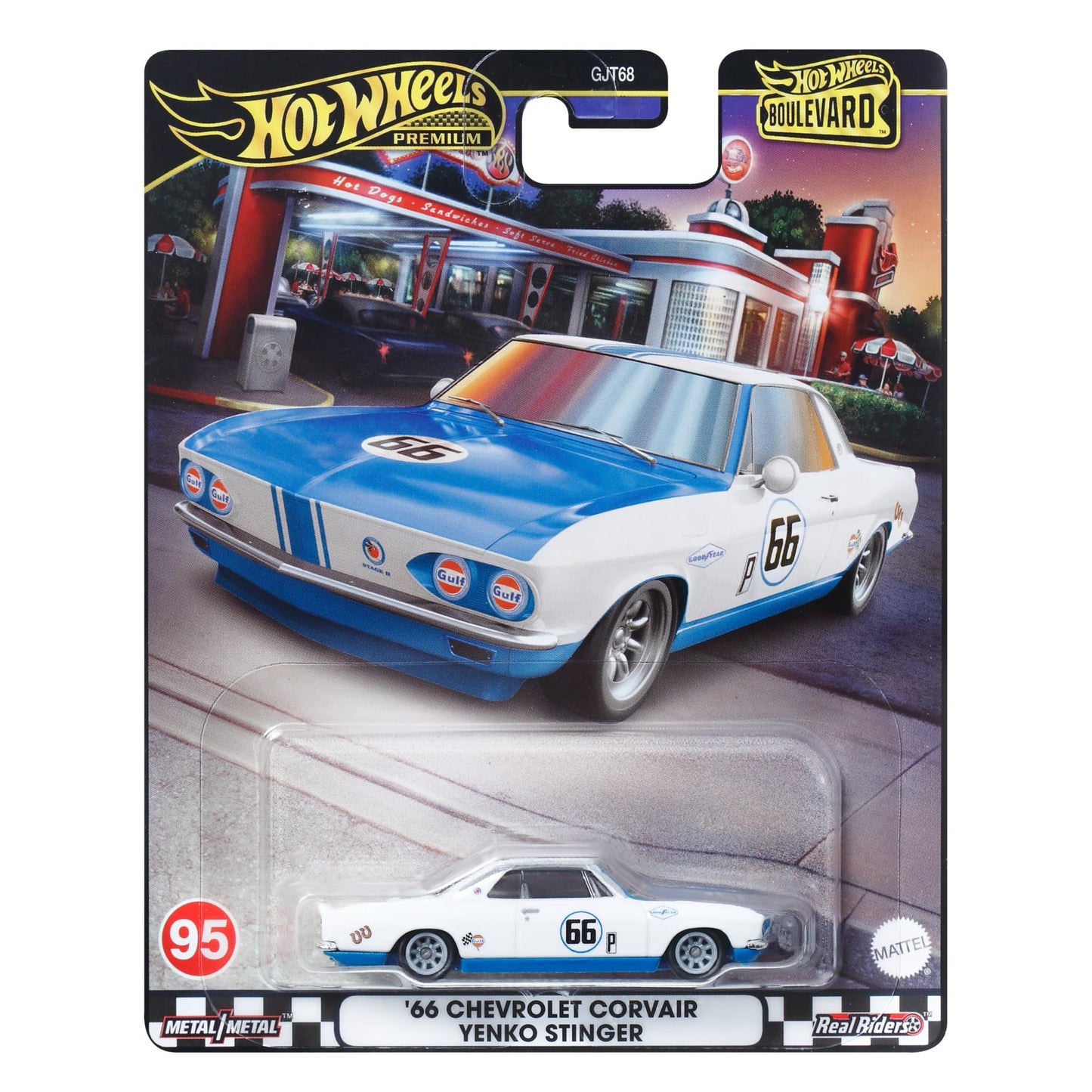 Hot Wheels Premium Boulevard #95 - '66 Chevrolet Corvair Yenko Stinger
