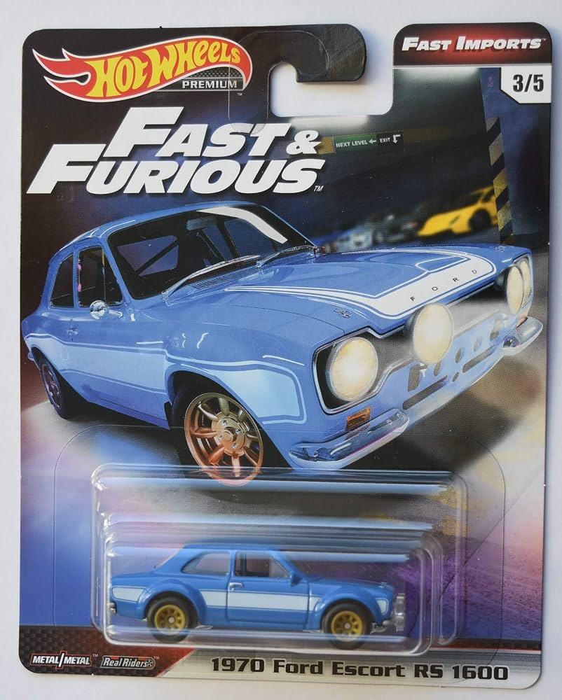 Hot Wheels Fast Imports Fast & Furious 1970 Ford Escort RS 1600