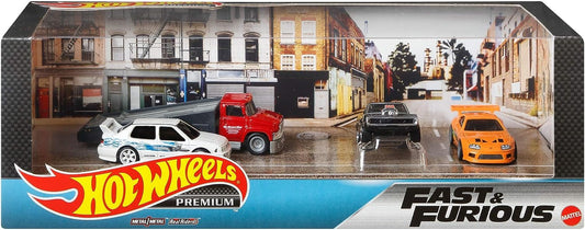 Hot Wheels Premium Collectors Diorama Fast & Furious - Real Riders Box Set