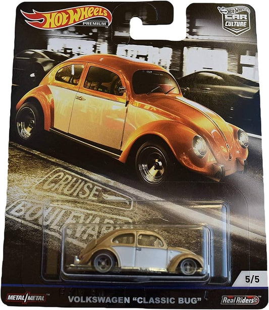 Hot Wheels Premium Car Culture Cruise Boulevard Volkswagen Classic Bug