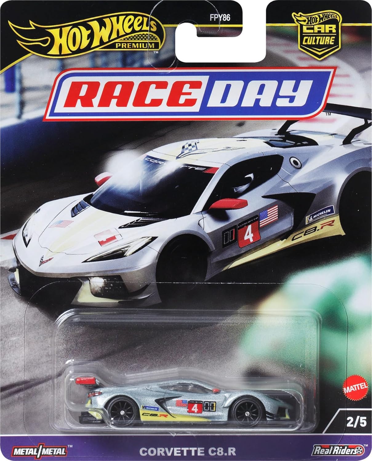 Hot Wheels Premium Car Culture Race Day Corvette C8.R