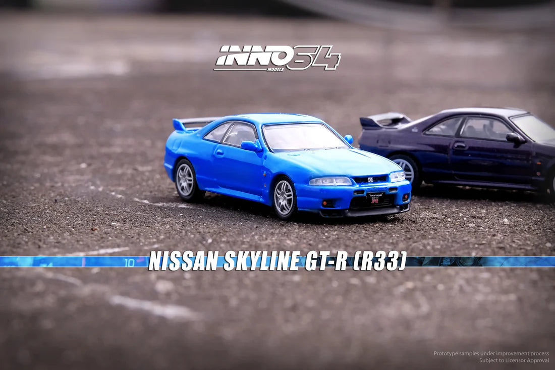 INNO64 Nissan Skyline R33 GTR - Bayside Blue