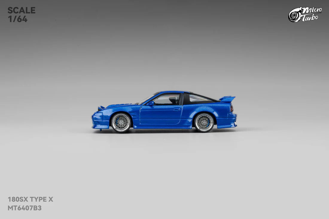 Micro Turbo 180SX Type X Metallic Blue