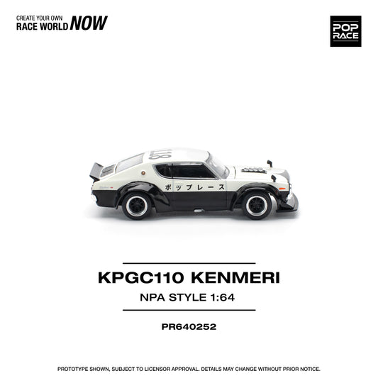 **PRE ORDER** Pop Race Nissan Skyline GT-R V8 Drift Kenmeri - NPA Style