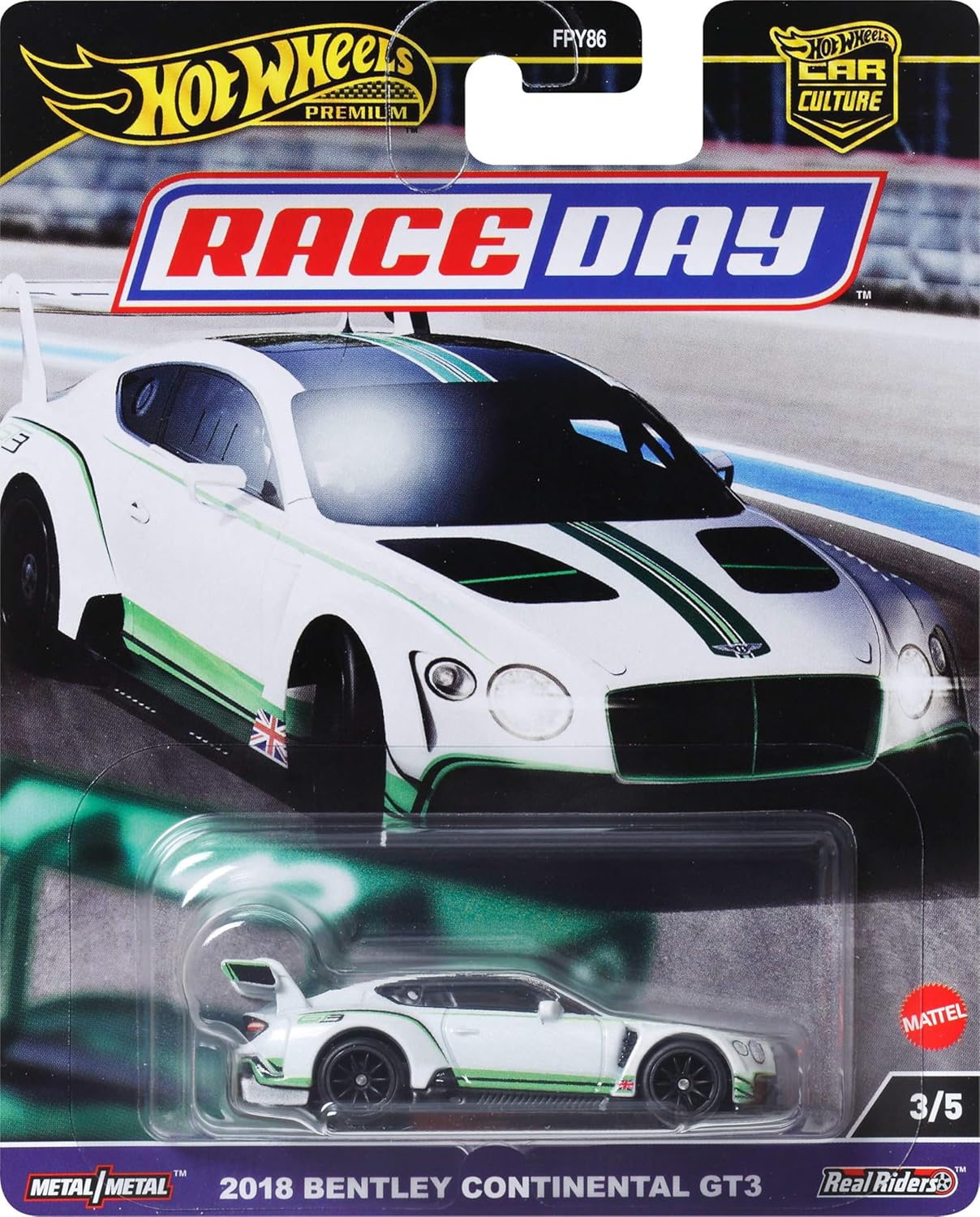 Hot Wheels Premium Car Culture Race Day 2018 Bentley Continental GT3