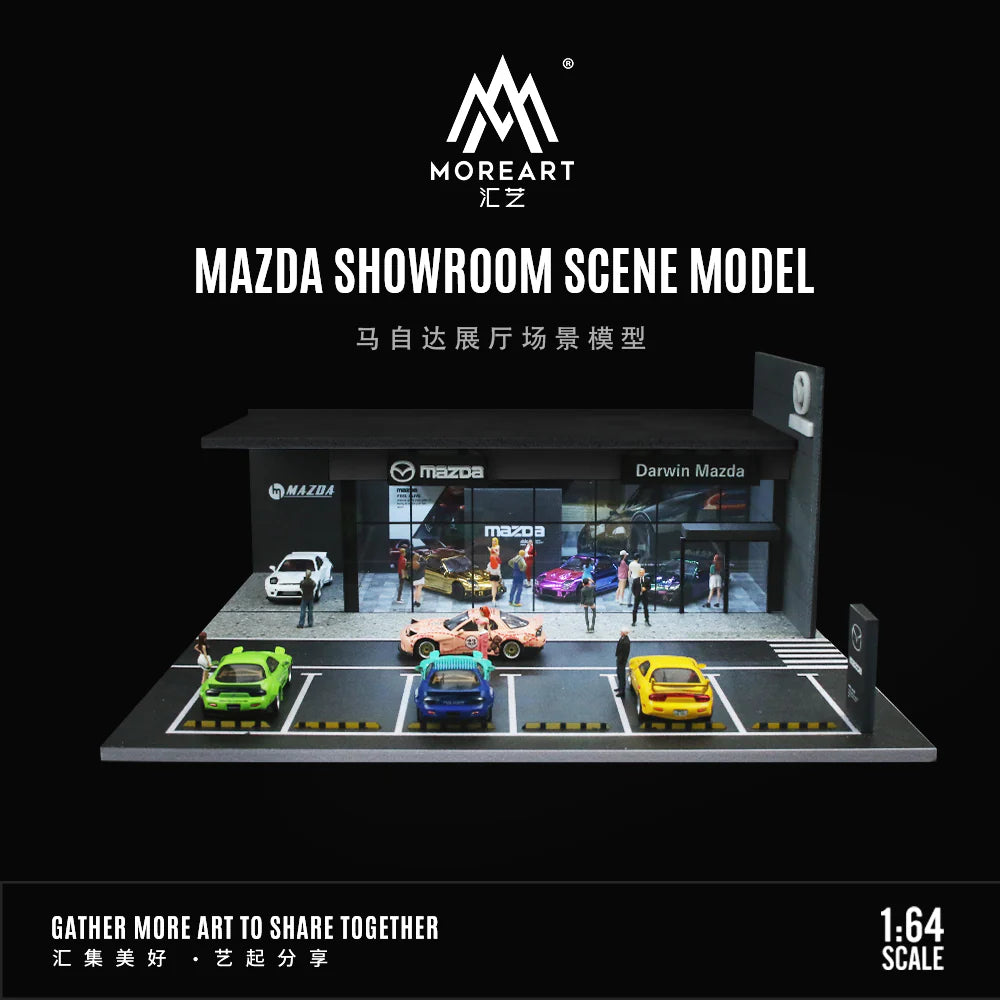 MoreArt Mazda Showroom Diorama Scene Model MO936010